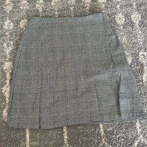 Brandy Melville Black and White Checkered Pencil Skirt